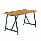 Relic Table with Castors 1800x900 Sawn