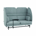 Home High Sofa Two Seater with Laptop Table on Castors