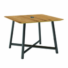 Relic Power (4 Leg) Square Table - 1200mm x 1200mm Sawn