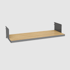 Shelf high grey oak