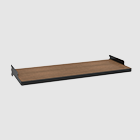 Shelf low, walnut