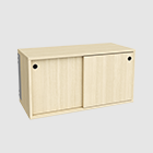 Cabinet, sliding doors, ash WR