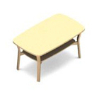 HB57804 Duun table 120x70 lower shelf