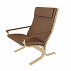 Siesta Fiora SIE306N - High, armrest, neck cushion, oak