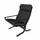 Siesta Classic SIE301 - High, armrest, black beech