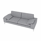 Arena 2 seater - 24 arm, L 2560 mm