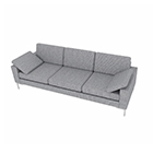 Arena 3 seater - 14 arm, L 2360 mm