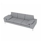 Arena 3 seater - 24 arm, L 2430 mm