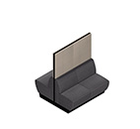 DI-DS-4BL Sofa double low frame