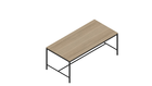 HC090185 - Dining table 185x90 cm