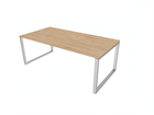 CV1012B Carre vergadertafel 200x100CM, poottype B