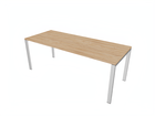 CV1008A Carre vergadertafel 200X80CM, poottype A