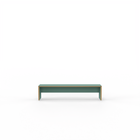 Cheek bench and stool 190 x 37 cm