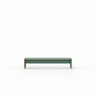 Cheek bench and stool 210 x 37 cm