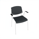 MO 8653 Pause Armchair armrest forward venner