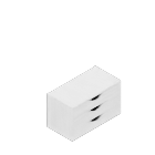 854 Viva Box cassette 3 drawer white570x340x300mm