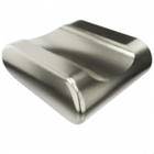 Bouton plat 32mm nickelé BP32