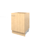 Kitchen Cabinet KOE1d_86x60x60cm