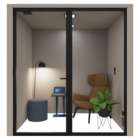 Focusroom Small+ Incl. Inrichting Lounge Zonder Vloerbedekking