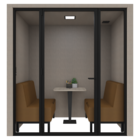 Focusroom Extra Small+ Incl. Inrichting Lounge Zonder Vloerbedekking