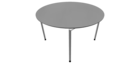 QUADRO rundt bord Ø135 cm (4 ben)