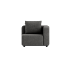 SACKit Cobana Lounge Sofa - Corner section + Cushion Grey