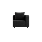 SACKit Cobana Lounge Sofa - Corner section + Cushion Black