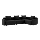SACKit Cobana Lounge Sofa - 4 pers. Black