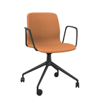Reflect 5101 - 4 wheels, fully upholstered with closed armrests