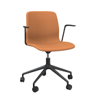 Reflect 5101 - 5 wheels, fully upholstered with armrests