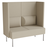 Bits 2-seater sofa with high back