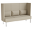 Bits 3-seater sofa with high back