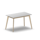 4164 - ALMA Table 120x70 cm H75, white hpl