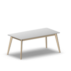 4052 - ALMA Table 140x70 cm H60, white hpl