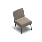 3717- MEET chair with backrest
