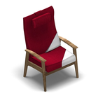 2642 - NEXUS Max chair with removable seat cover, fixed
