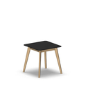 4041 - ALMA Table 60x60 cm H60, black hpl