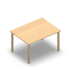 3516 - LIP Table 120x90 cm H72, birch HPL