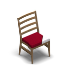 2730 - Nexus Stablestol uten armlen med avtagbar stetetrekk, eik