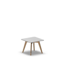 3976 - ALMA Table 50x50 cm H50, white HPL