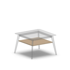 4668 - ALMA shelf for table 90x90 cm, match HPL