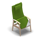 2593 - NEXUS Chair, electric elevating with removable seat cover
