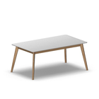 4124 - ALMA Table 140x80 cm H60, white HPL