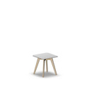 3908 - ALMA Table 40x40 cm H50, white HPL