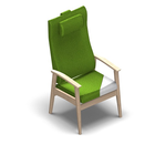 2591 - NEXUS Chair, with step less adjustment with removable seat cover