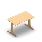 3620 - LIP Table 120x70 cm H72, birch hpl