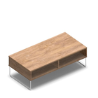 1624 - PIVOT table 130x65 cm, oak hpl