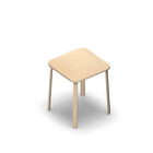 1655 - ZETA table 65x65 cm rounded h75 cm