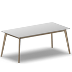 4288 - ALMA Table 180x90 cm H75, white hpl