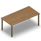 3526 - LIP Table 180x90 cm H72, oak HPL